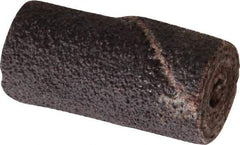 Merit Abrasives - 1/2" Max Roll Diam x 1" OAL, 60 Grit Aluminum Oxide Straight Cartridge Roll - 1/8" Pilot Hole Diam, Medium Grade - Industrial Tool & Supply