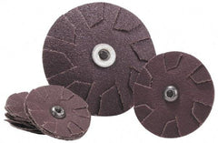 Merit Abrasives - 60 Grit, 2-1/2 Inch Diameter, Flexible Overlap Slotted Disc - Coated - Industrial Tool & Supply
