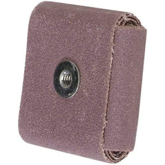 Merit Abrasives - 80 Grit, Medium Grade, Aluminum Oxide Square Pad - 2" Long x 2" Wide x 3/4" Thick - Industrial Tool & Supply