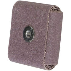 Merit Abrasives - 60 Grit, Medium Grade, Aluminum Oxide Square Pad - 1-1/2" Long x 1-1/2" Wide x 1/2" Thick - Industrial Tool & Supply