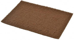 Norton - Medium Grade, Aluminum Oxide Hand Pad - Tan, 6" Wide x 9" Long, Nonwoven - Industrial Tool & Supply