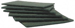 Norton - Very Fine Grade, Aluminum Oxide Hand Pad - Green, 6" Wide x 9" Long, Nonwoven - Industrial Tool & Supply
