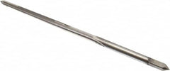 Made in USA - #5/0 Pin, 0.0966" Diam, 0.0719" Small End, 7/64" Diam Straight Shank, 1-3/16" Flute, Taper Pin Reamer - Industrial Tool & Supply