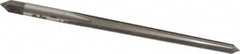 Made in USA - #2/0 Pin, 0.1462" Diam, 0.1137" Small End, 5/32" Diam Straight Shank, 1-9/16" Flute, Taper Pin Reamer - Industrial Tool & Supply