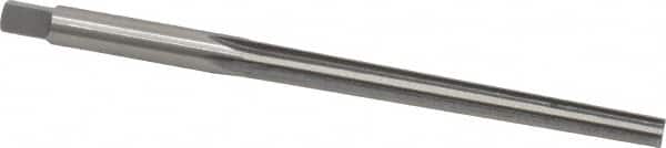 Made in USA - #3 Pin, 0.2294" Diam, 0.1813" Small End, 15/64" Diam Straight Shank, 2-5/16" Flute, Taper Pin Reamer - Industrial Tool & Supply
