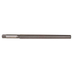 Alvord Polk - #10 Pin, 0.7216" Diam, 0.5799" Small End, 9/16" Diam Straight Shank, 6-1/16" Flute, Taper Pin Reamer - Industrial Tool & Supply