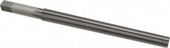 Made in USA - #11 Pin, 0.878" Diam, 0.706" Small End, 3/4" Diam Straight Shank, 8-1/4" Flute, Taper Pin Reamer - Industrial Tool & Supply