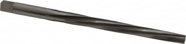 Made in USA - #4 Pin, 0.2604" Diam, 0.2071" Small End, 17/64" Diam Straight Shank, 2-9/16" Flute, Taper Pin Reamer - Industrial Tool & Supply