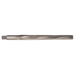 Alvord Polk - #10 Pin, 0.7216" Diam, 0.5799" Small End, 5/8" Diam Straight Shank, 6-13/16" Flute, Taper Pin Reamer - Industrial Tool & Supply