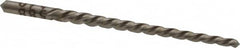 Made in USA - #4/0 Pin, 0.1142" Diam, 0.0869" Small End, 1/8" Diam Straight Shank, 1-5/16" Flute, Taper Pin Reamer - Industrial Tool & Supply