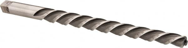 Made in USA - #7 Pin, 27/64" Diam, 0.3297" Small End, 13/32" Diam Straight Shank, 4-7/16" Flute, Taper Pin Reamer - Industrial Tool & Supply