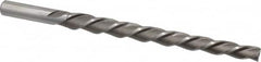 Made in USA - #8 Pin, 0.505" Diam, 0.3971" Small End, 7/16" Diam Straight Shank, 5-3/16" Flute, Taper Pin Reamer - Industrial Tool & Supply