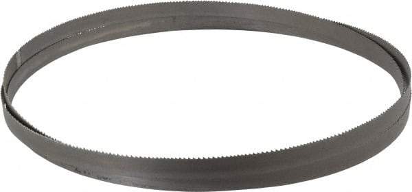Starrett - 10 to 14 TPI, 7' 9-1/2" Long x 1/2" Wide x 0.025" Thick, Welded Band Saw Blade - Bi-Metal, Toothed Edge, Raker Tooth Set, Contour Cutting - Industrial Tool & Supply