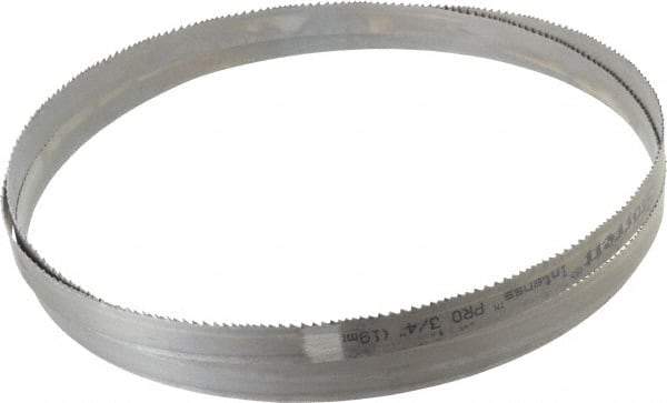 Starrett - 6 to 10 TPI, 8' 10" Long x 3/4" Wide x 0.035" Thick, Welded Band Saw Blade - Bi-Metal, Toothed Edge, Raker Tooth Set, Contour Cutting - Industrial Tool & Supply
