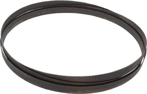 Starrett - 10 to 14 TPI, 9' 7-1/2" Long x 3/4" Wide x 0.035" Thick, Welded Band Saw Blade - Bi-Metal, Toothed Edge, Raker Tooth Set, Contour Cutting - Industrial Tool & Supply