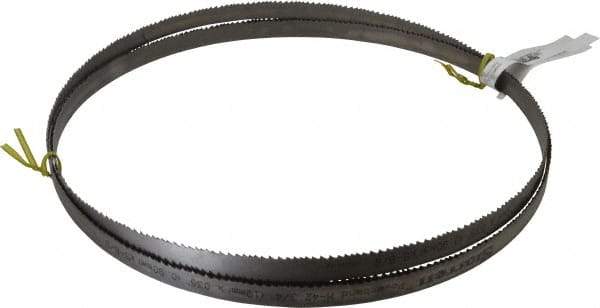 Starrett - 5 to 8 TPI, 11' 5" Long x 3/4" Wide x 0.035" Thick, Welded Band Saw Blade - Bi-Metal, Toothed Edge, Raker Tooth Set, Contour Cutting - Industrial Tool & Supply