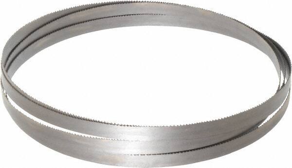 Starrett - 10 to 14 TPI, 12' Long x 1/2" Wide x 0.025" Thick, Welded Band Saw Blade - Bi-Metal, Toothed Edge, Raker Tooth Set, Contour Cutting - Industrial Tool & Supply