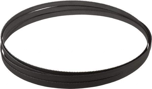 Starrett - 10 TPI, 14' 9" Long x 1/2" Wide x 0.035" Thick, Welded Band Saw Blade - Bi-Metal, Toothed Edge, Raker Tooth Set, Contour Cutting - Industrial Tool & Supply