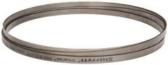 Starrett - 10 to 14 TPI, 16' Long x 1/2" Wide x 0.035" Thick, Welded Band Saw Blade - Bi-Metal, Toothed Edge, Raker Tooth Set, Contour Cutting - Industrial Tool & Supply