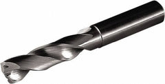 Seco - 12mm 140° Solid Carbide Jobber Drill - Bright Finish, Right Hand Cut, Spiral Flute, Straight Shank, 118mm OAL - Industrial Tool & Supply