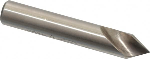 Keo - 1/4" Head Diam, 1/4" Shank Diam, 1 Flute 60° High Speed Steel Countersink - Industrial Tool & Supply