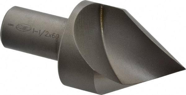 Keo - 1-1/2" Head Diam, 3/4" Shank Diam, 1 Flute 60° High Speed Steel Countersink - Industrial Tool & Supply