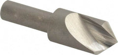 Keo - 5/8" Head Diam, 3/8" Shank Diam, 1 Flute 90° High Speed Steel Countersink - Bright Finish, 2-1/4" OAL, Single End, Straight Shank, Right Hand Cut - Industrial Tool & Supply
