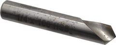 Keo - 1/4" Head Diam, 1/4" Shank Diam, 1 Flute 100° High Speed Steel Countersink - Bright Finish, 1-1/2" OAL, Single End, Straight Shank, Right Hand Cut - Industrial Tool & Supply