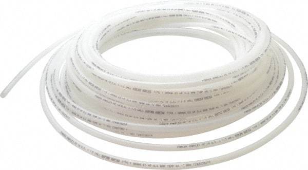 Parker - 10mm OD, 100' Long, Polyethylene Tube - Natural, -80 to 150°F - Industrial Tool & Supply