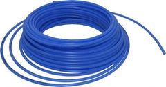 Parker - 11/64" ID x 1/4" OD, 0.04" Wall Thickness, 100' Long, Polyethylene Tube - Blue, 120 Max psi, -80 to 150°F - Industrial Tool & Supply