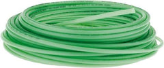 Parker - 11/64" ID x 1/4" OD, 0.04" Wall Thickness, 100' Long, Polyethylene Tube - Green, 120 Max psi, -80 to 150°F - Industrial Tool & Supply