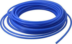 Parker - 1/4" ID x 3/8" OD, 1/16" Wall Thickness, 100' Long, Polyethylene Tube - Blue, 125 Max psi, -80 to 150°F - Industrial Tool & Supply