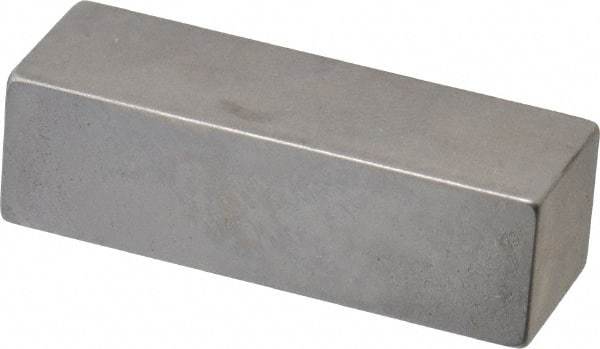Mitutoyo - 0.4" Rectangular Steel Gage Block - Accuracy Grade 0, Includes Certificate of Inspection - Industrial Tool & Supply