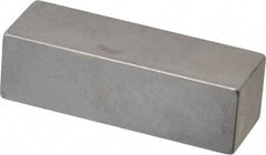 Mitutoyo - 0.4" Rectangular Steel Gage Block - Accuracy Grade 0, Includes Certificate of Inspection - Industrial Tool & Supply