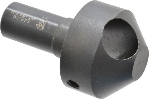APT - 1 to 1-1/2" Hole Diam, 90° Included Angle, #5 Indexable Cutter Countersink - Industrial Tool & Supply