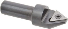 APT - 60° Included Angle, 3/4" Max Cut Diam, 3/4mm Body Diam, 1/2" Shank Diam, 2-3/8" OAL, Indexable Countersink - 1 Triangle Insert, TPGH 321 Insert Style, Positive Rake, Series CC - Industrial Tool & Supply