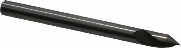 M.A. Ford - 1/8" Head Diam, 1/8" Shank Diam, 1 Flute 60° Solid Carbide Countersink - Industrial Tool & Supply