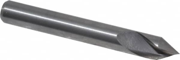 M.A. Ford - 1/4" Head Diam, 1/4" Shank Diam, 1 Flute 60° Solid Carbide Countersink - Industrial Tool & Supply