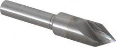 M.A. Ford - 3/8" Head Diam, 1/4" Shank Diam, 1 Flute 60° Solid Carbide Countersink - Industrial Tool & Supply