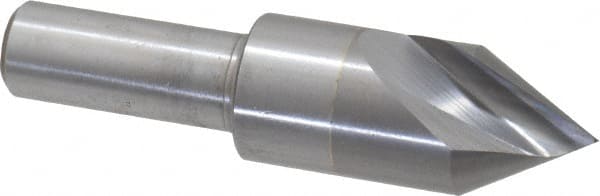 M.A. Ford - 3/4" Head Diam, 1/2" Shank Diam, 1 Flute 60° Solid Carbide Countersink - Industrial Tool & Supply