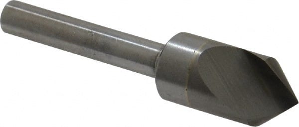 M.A. Ford - 1/2" Head Diam, 1/4" Shank Diam, 1 Flute 82° Solid Carbide Countersink - Industrial Tool & Supply