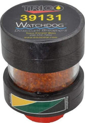 Trico - 1/2 Thread, 2" Diam, 2" High, 10 CFM Air Flow, ABS Plastic and Impact Modified Acrylic Dessicant Breather - -28.89 to 93.33°C, FNPT - Industrial Tool & Supply