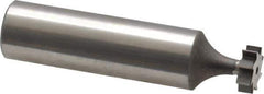 Keo - 3/8" Diam x 1/8" Face Width, High Speed Steel, 8 Teeth, Shank Connection Woodruff Keyseat Cutter - Uncoated, 2-1/8" OAL x 1/2" Shank, Straight Teeth, ANSI 403, Old Standard 213 - Industrial Tool & Supply