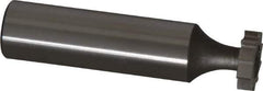 Keo - 1/2" Diam x 1/8" Face Width, High Speed Steel, 10 Teeth, Shank Connection Woodruff Keyseat Cutter - Uncoated, 2-1/8" OAL x 1/2" Shank, Straight Teeth, ANSI 404, Old Standard 4 - Industrial Tool & Supply