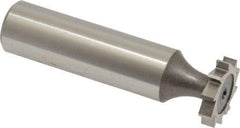 Keo - 5/8" Diam x 1/8" Face Width, High Speed Steel, 10 Teeth, Shank Connection Woodruff Keyseat Cutter - Uncoated, 2-1/8" OAL x 1/2" Shank, Straight Teeth, ANSI 405, Old Standard 5 - Industrial Tool & Supply