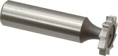 Keo - 3/4" Diam x 1/8" Face Width, High Speed Steel, 10 Teeth, Shank Connection Woodruff Keyseat Cutter - Uncoated, 2-1/8" OAL x 1/2" Shank, Straight Teeth, ANSI 406, Old Standard 7 - Industrial Tool & Supply