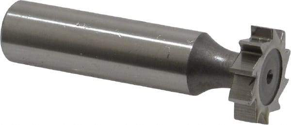Keo - 3/4" Diam x 3/16" Face Width, High Speed Steel, 10 Teeth, Shank Connection Woodruff Keyseat Cutter - Uncoated, 2-3/16" OAL x 1/2" Shank, Straight Teeth, ANSI 606, Old Standard 9 - Industrial Tool & Supply