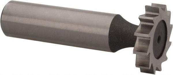 Keo - 7/8" Diam x 3/16" Face Width, High Speed Steel, 12 Teeth, Shank Connection Woodruff Keyseat Cutter - Uncoated, 2-3/16" OAL x 1/2" Shank, Straight Teeth, ANSI 607, Old Standard 11 - Industrial Tool & Supply