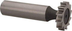 Keo - 7/8" Diam x 3/16" Face Width, High Speed Steel, 12 Teeth, Shank Connection Woodruff Keyseat Cutter - Uncoated, 2-3/16" OAL x 1/2" Shank, Straight Teeth, ANSI 607, Old Standard 11 - Industrial Tool & Supply