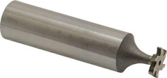 Keo - 3/8" Diam x 1/16" Face Width, High Speed Steel, 6 Teeth, Shank Connection Woodruff Keyseat Cutter - Uncoated, 2-1/16" OAL x 1/2" Shank, Staggered Teeth, ANSI 203, Old Standard 211 - Industrial Tool & Supply